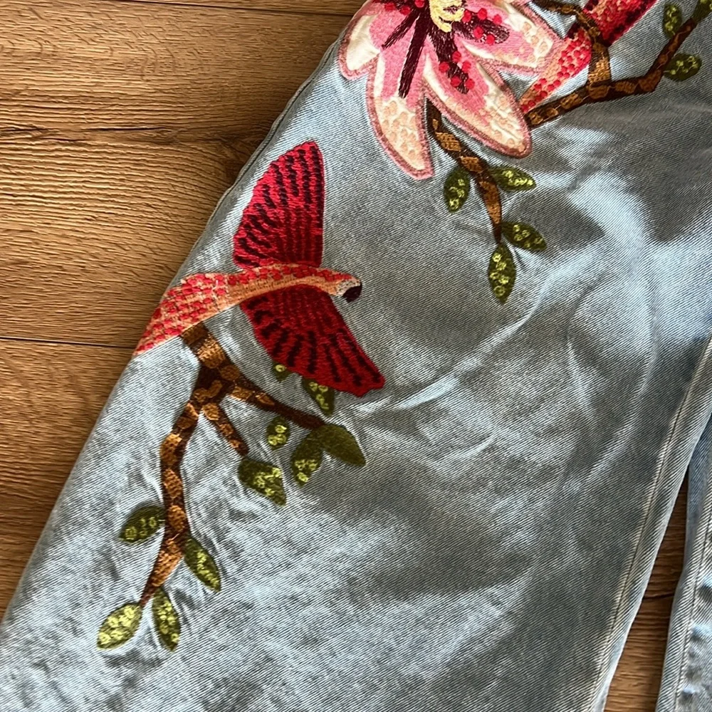 Farm Rio Embroidered Jeans - Picture 4 of 9